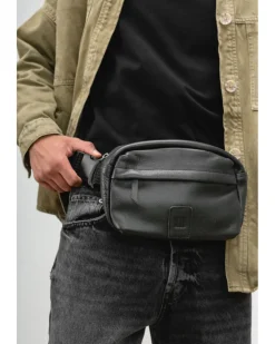 BIBA Riñonera-Riñonera West Riverside De Piel Negro